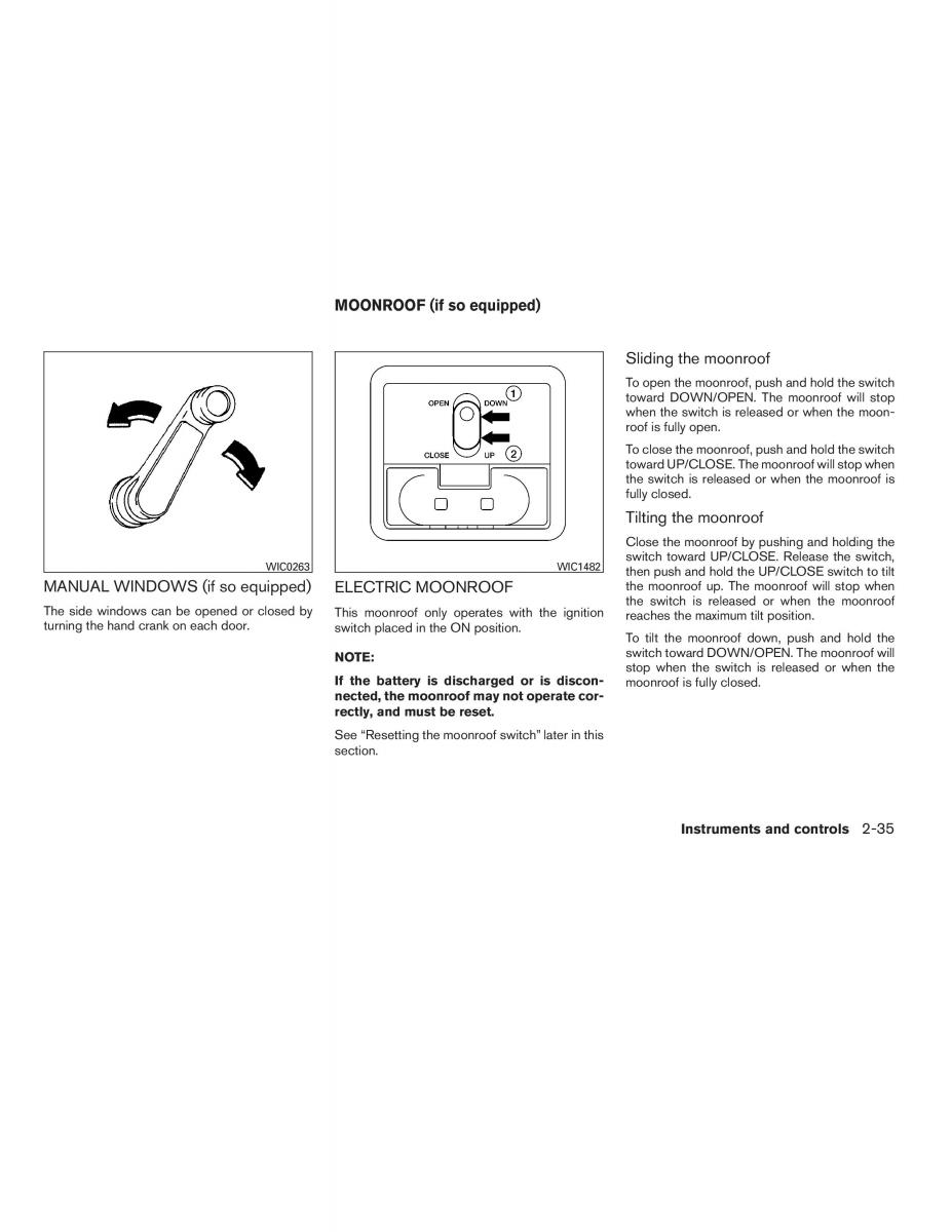 Nissan Sentra VI 6  owners manual / page 109