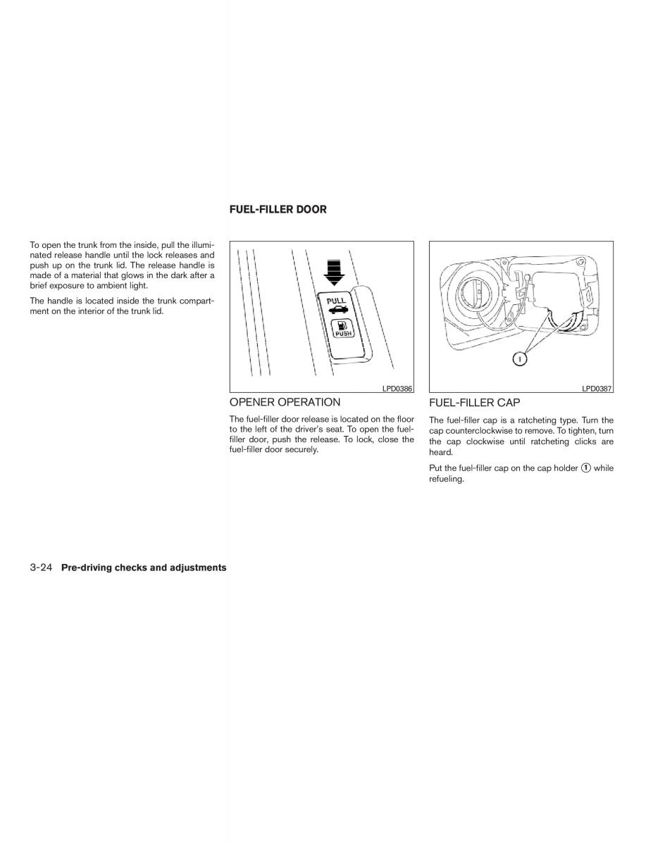 Nissan Sentra VI 6  owners manual / page 138