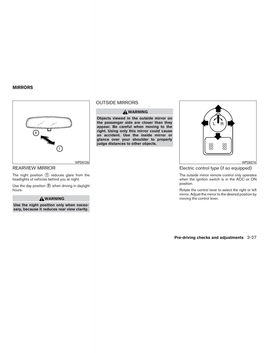 Nissan Sentra VI 6  owners manual / page 141