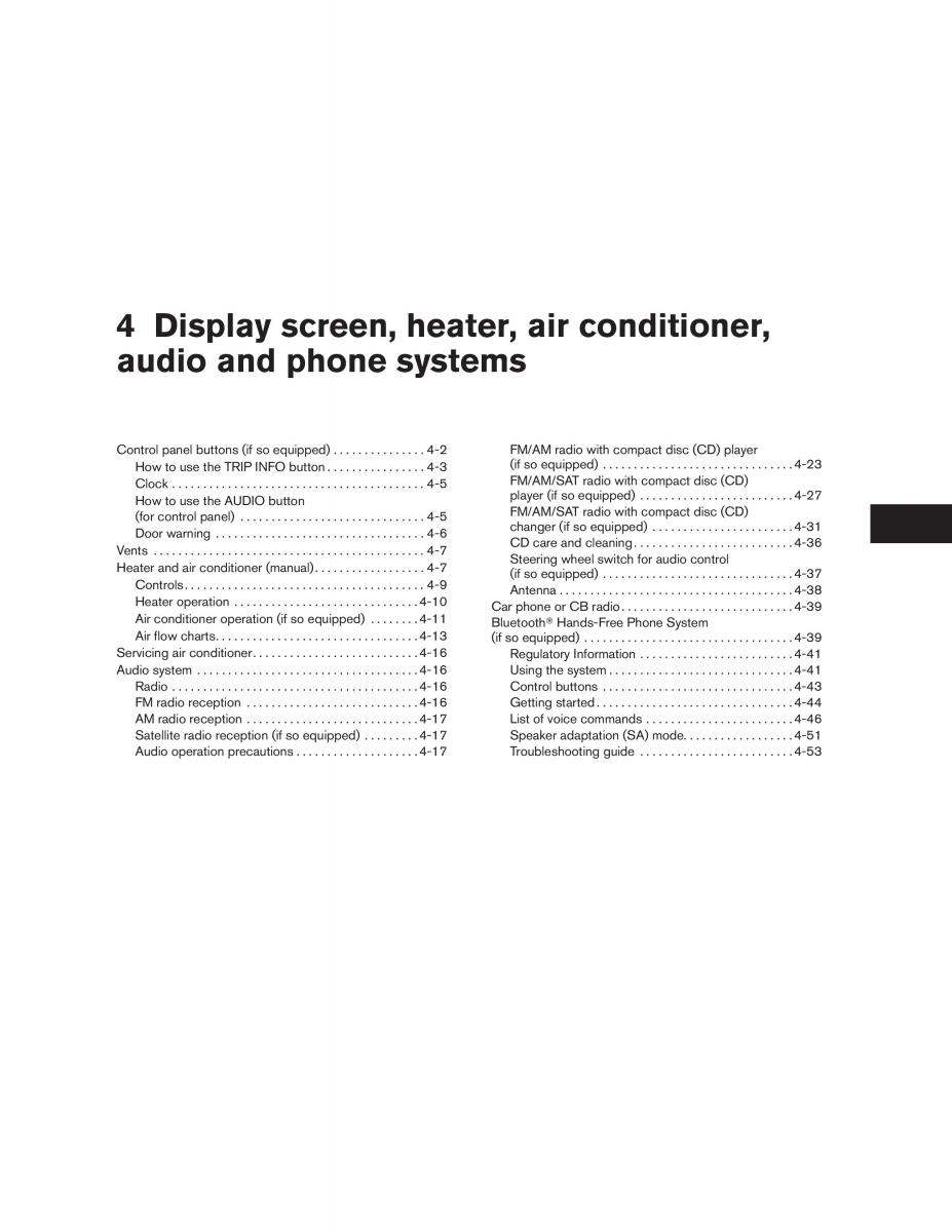 Nissan Sentra VI 6  owners manual / page 143