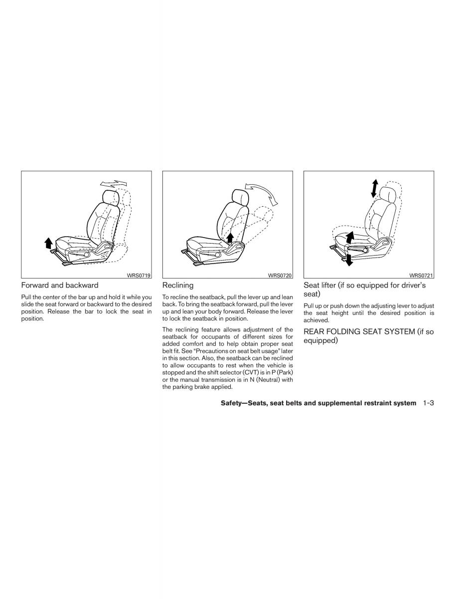 Nissan Sentra VI 6  owners manual / page 19