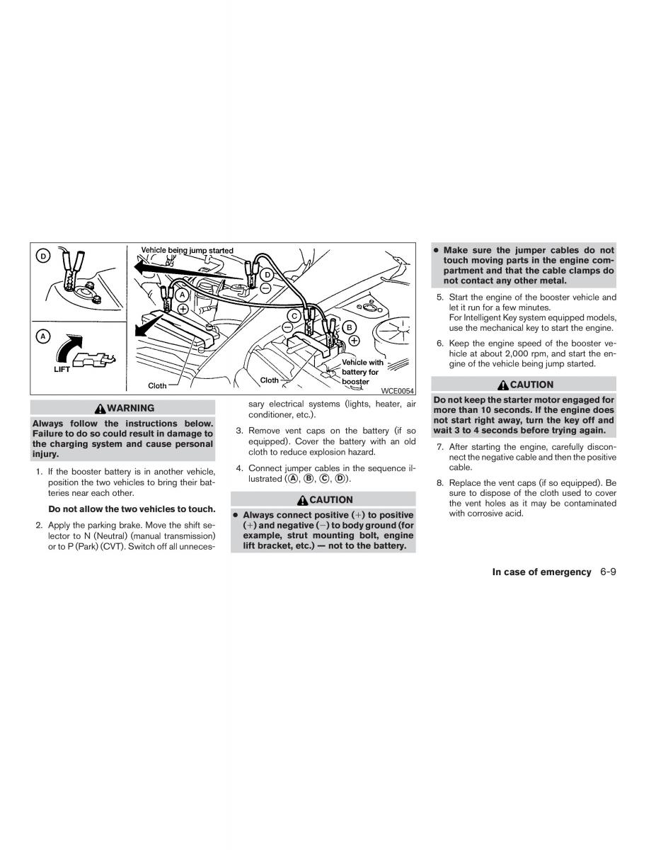 Nissan Sentra VI 6  owners manual / page 233