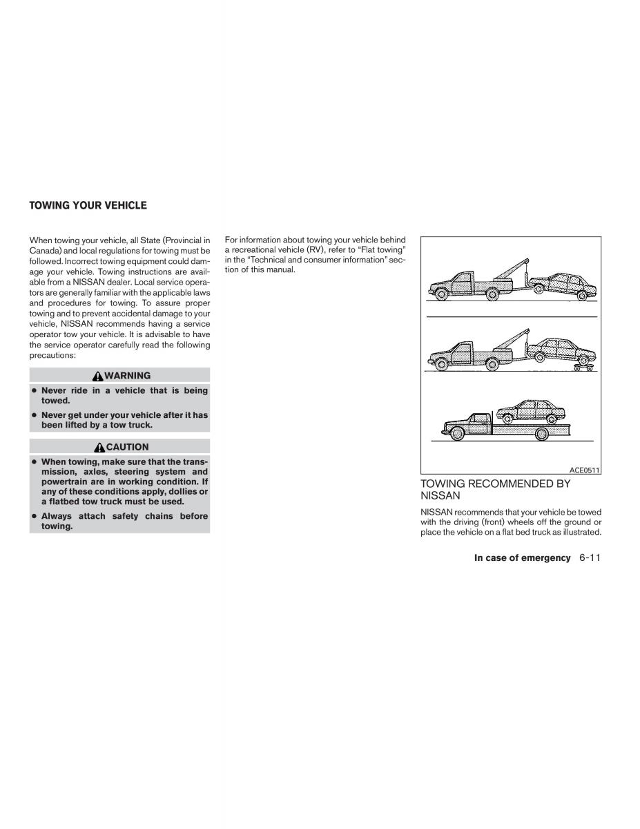 Nissan Sentra VI 6  owners manual / page 235