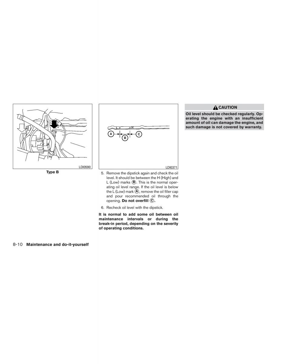 Nissan Sentra VI 6  owners manual / page 256