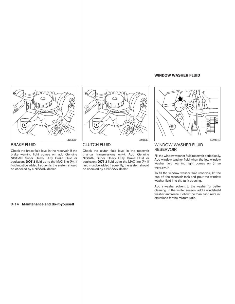 Nissan Sentra VI 6  owners manual / page 260