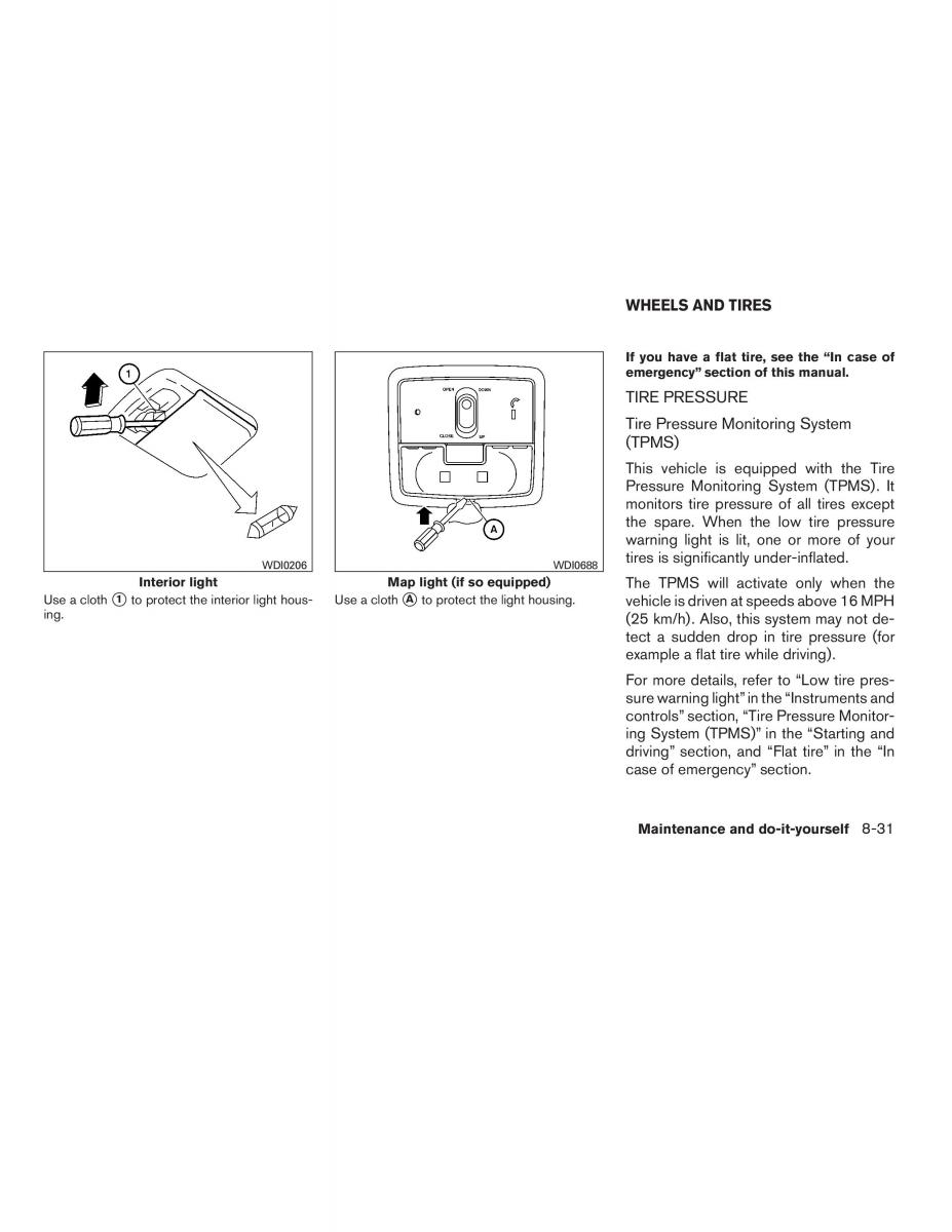 Nissan Sentra VI 6  owners manual / page 277