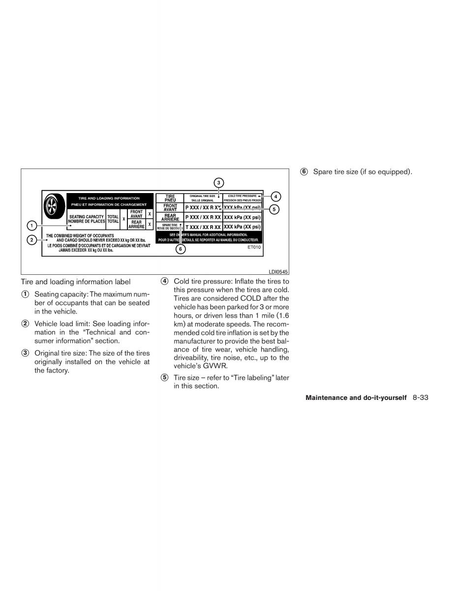 Nissan Sentra VI 6  owners manual / page 279