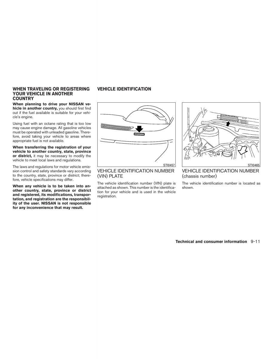 Nissan Sentra VI 6  owners manual / page 299