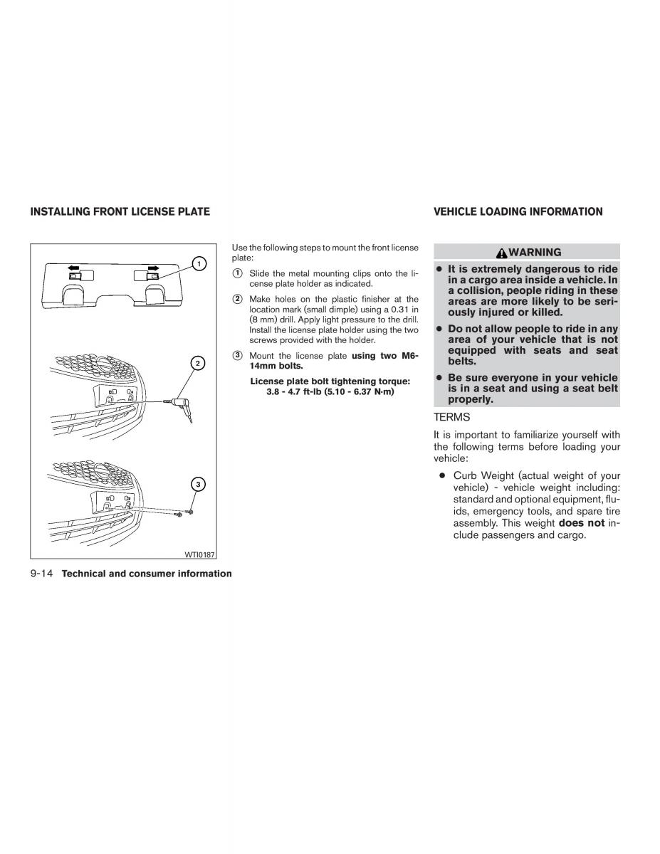 Nissan Sentra VI 6  owners manual / page 302