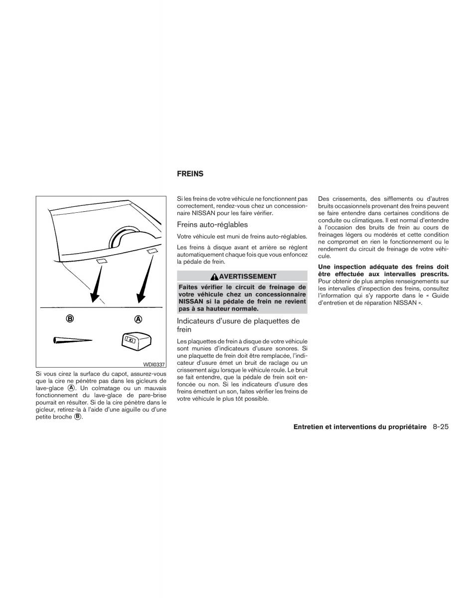 Nissan Sentra VI 6  manuel du proprietaire / page 338