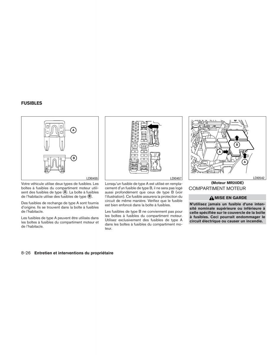 Nissan Sentra VI 6  manuel du proprietaire / page 339