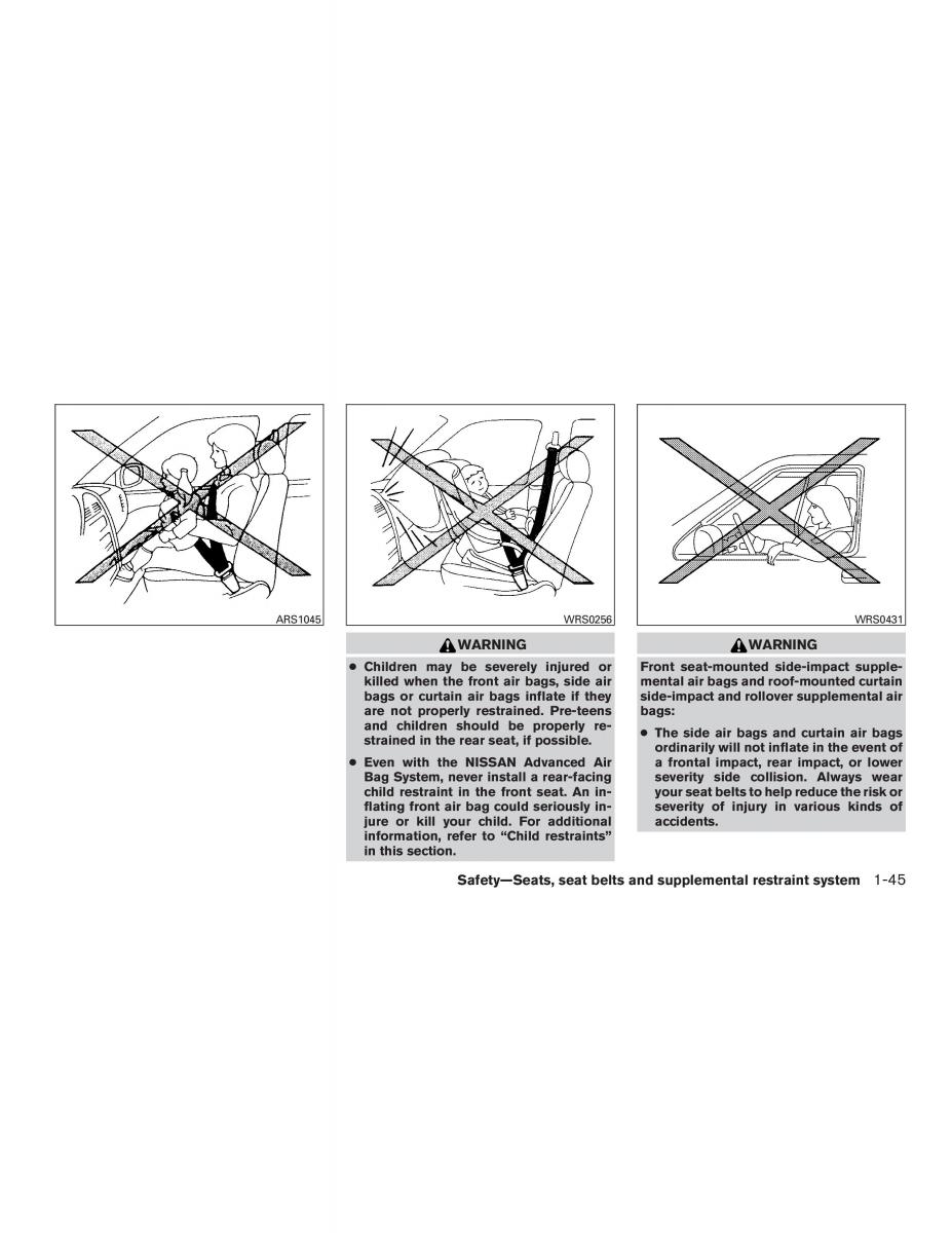 Nissan Sentra VII 7 B17 owners manual / page 62