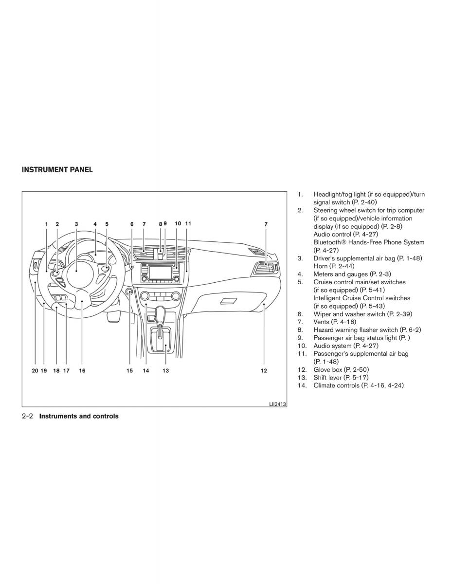 Nissan Sentra VII 7 B17 owners manual / page 81