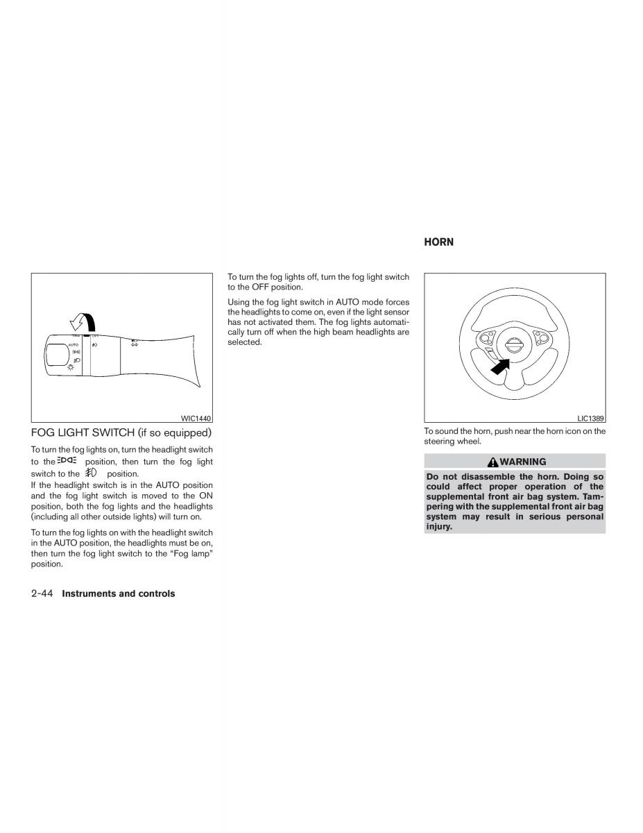 Nissan Sentra VII 7 B17 owners manual / page 123