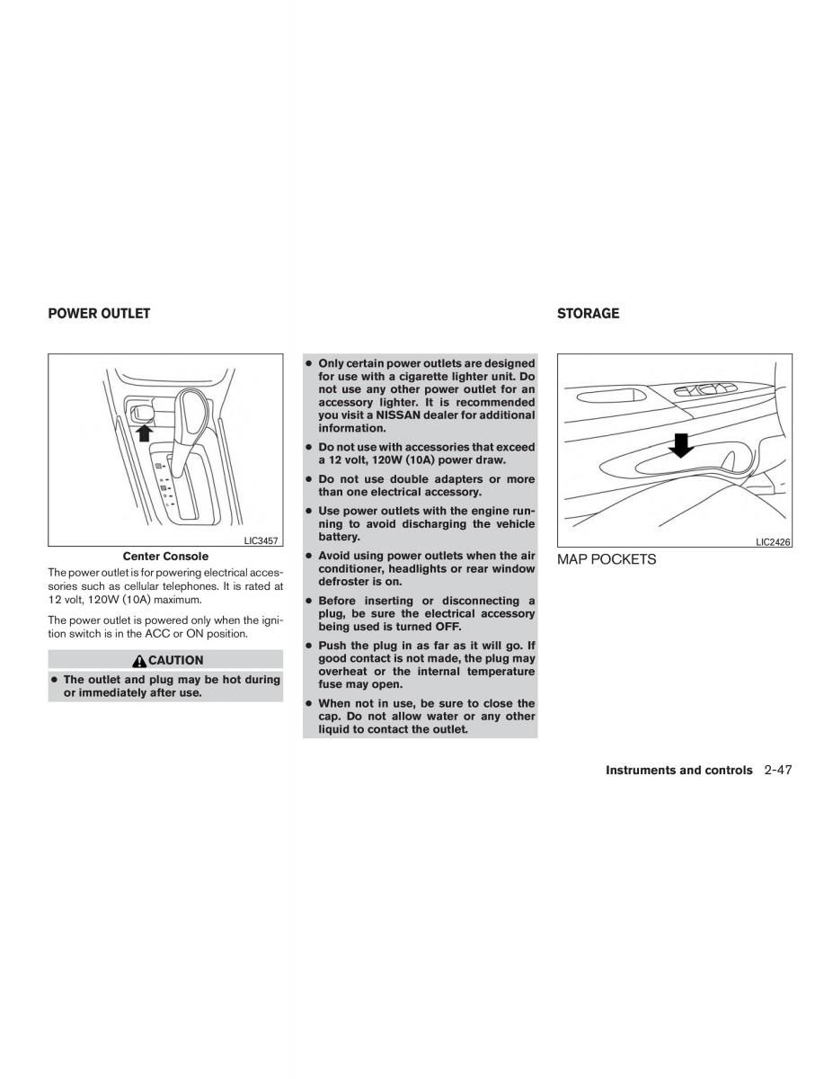 Nissan Sentra VII 7 B17 owners manual / page 126