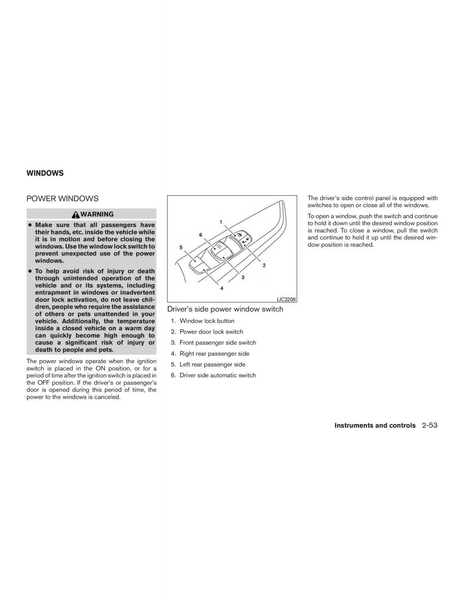 Nissan Sentra VII 7 B17 owners manual / page 132