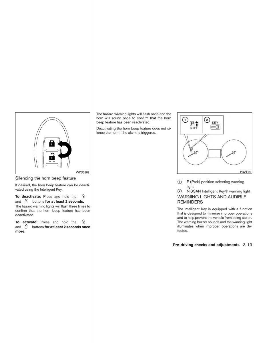 Nissan Sentra VII 7 B17 owners manual / page 162