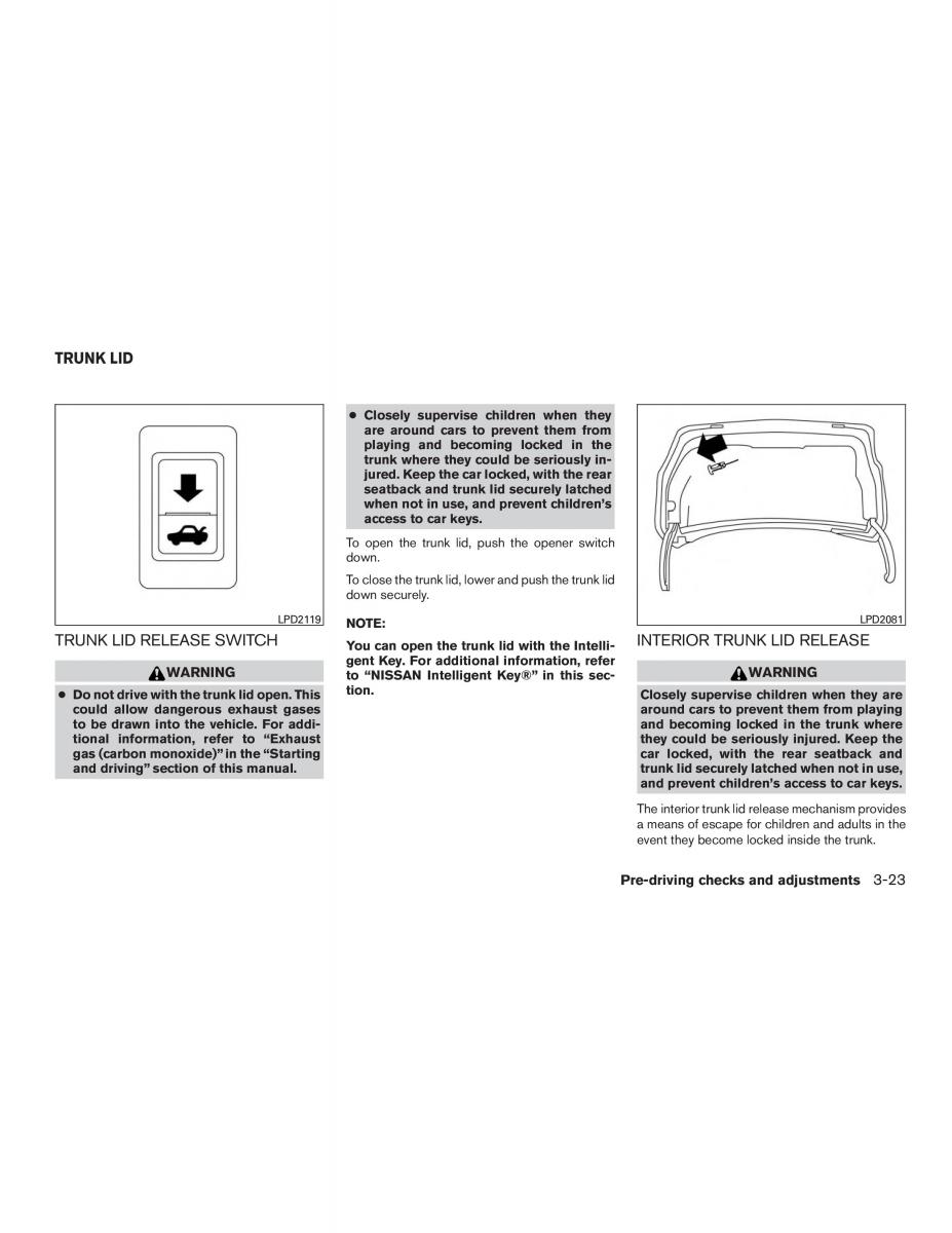 Nissan Sentra VII 7 B17 owners manual / page 166