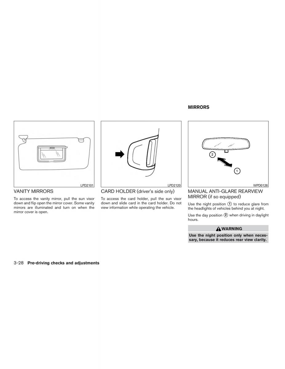 Nissan Sentra VII 7 B17 owners manual / page 171