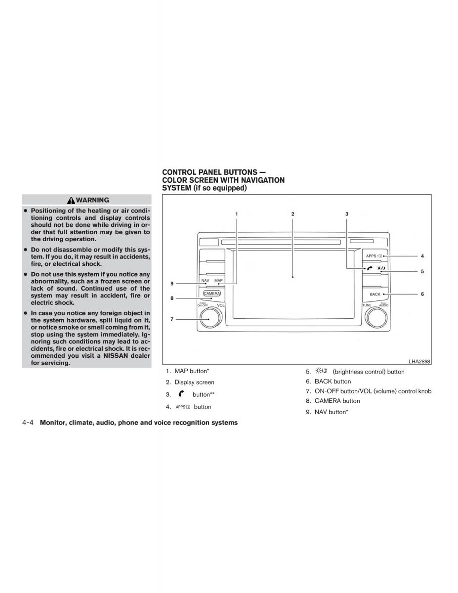 Nissan Sentra VII 7 B17 owners manual / page 177