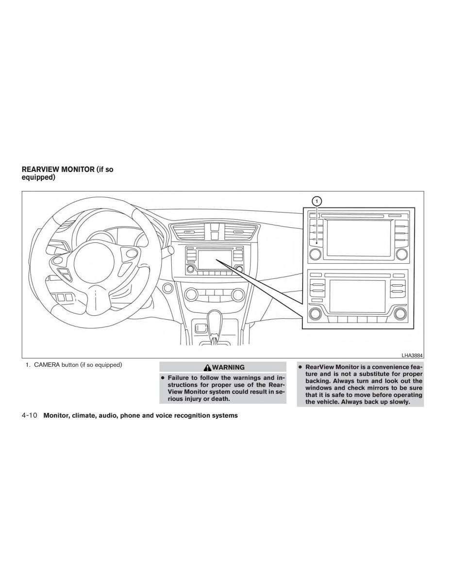 Nissan Sentra VII 7 B17 owners manual / page 183