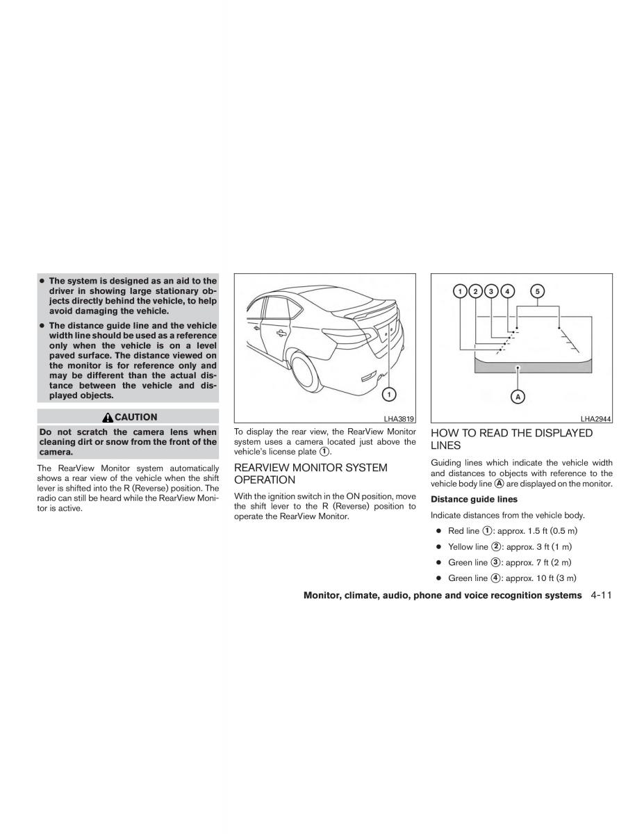 Nissan Sentra VII 7 B17 owners manual / page 184