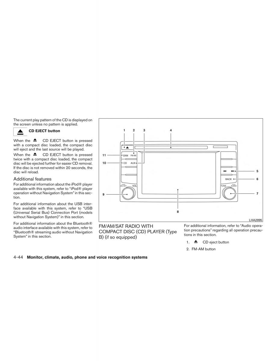 Nissan Sentra VII 7 B17 owners manual / page 217