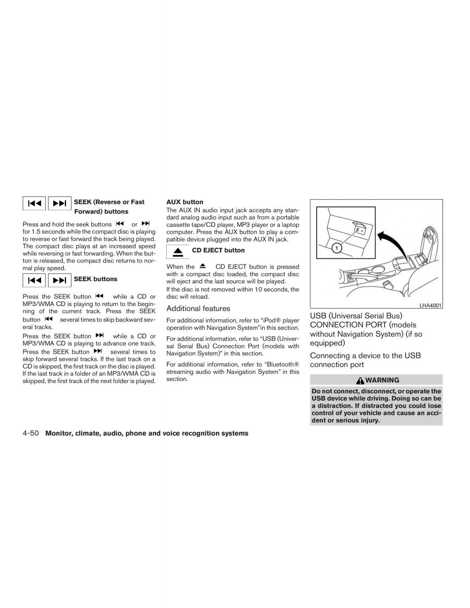 Nissan Sentra VII 7 B17 owners manual / page 223