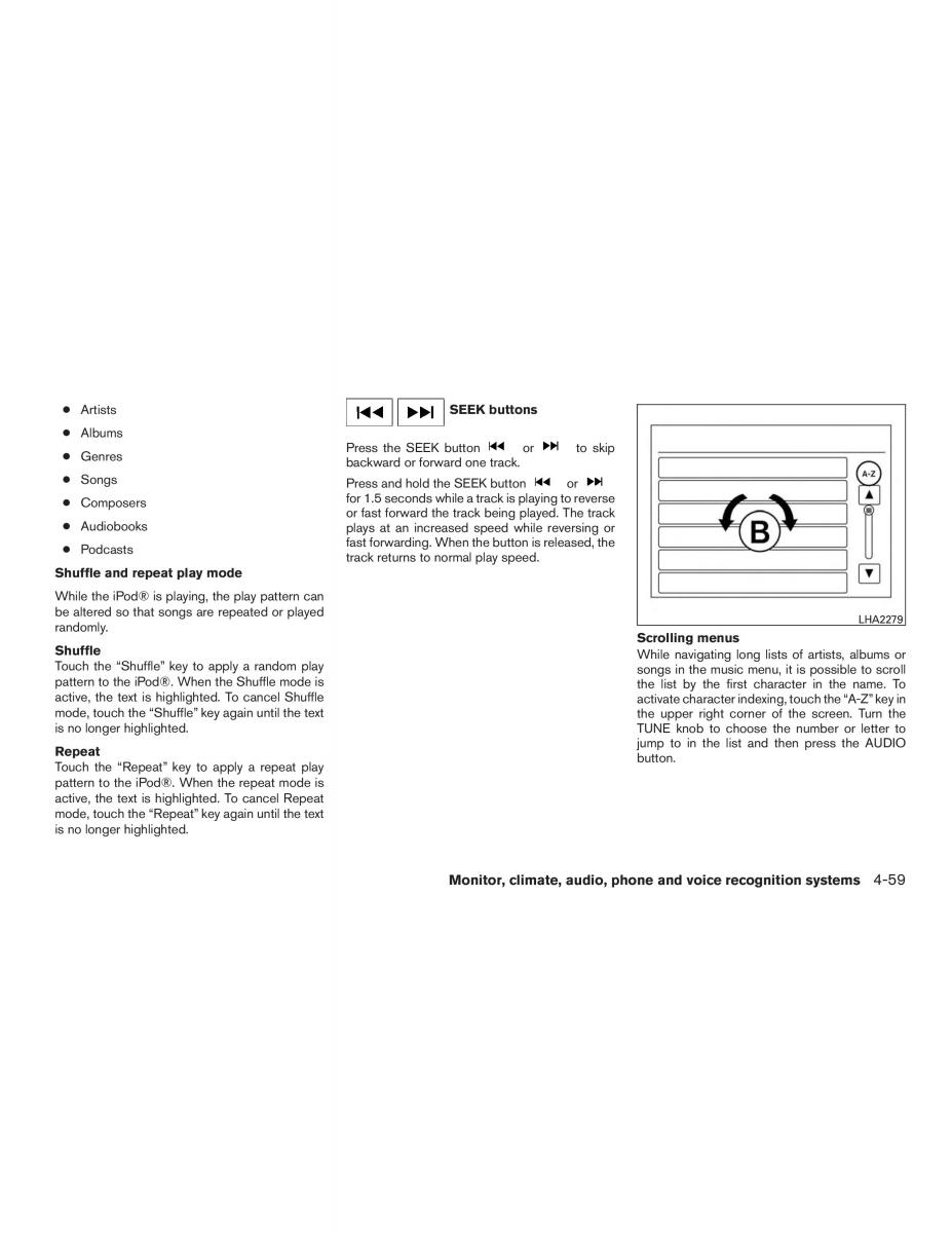 Nissan Sentra VII 7 B17 owners manual / page 232