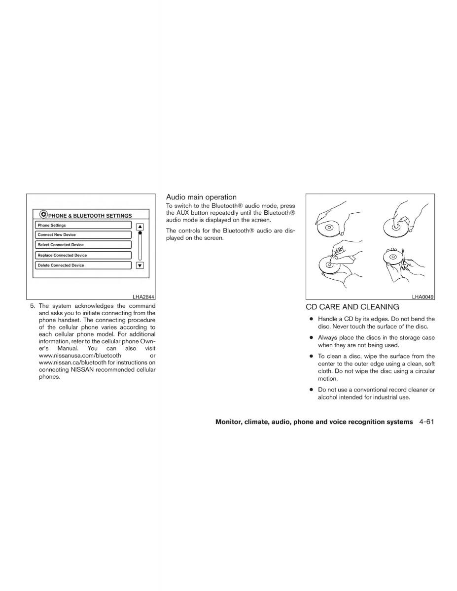 Nissan Sentra VII 7 B17 owners manual / page 234