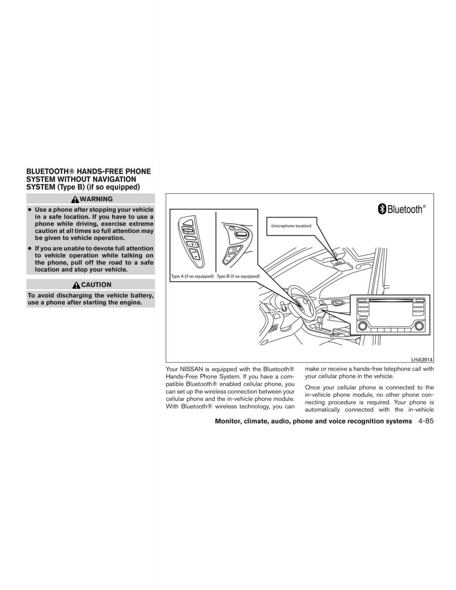 Nissan Sentra VII 7 B17 owners manual / page 258