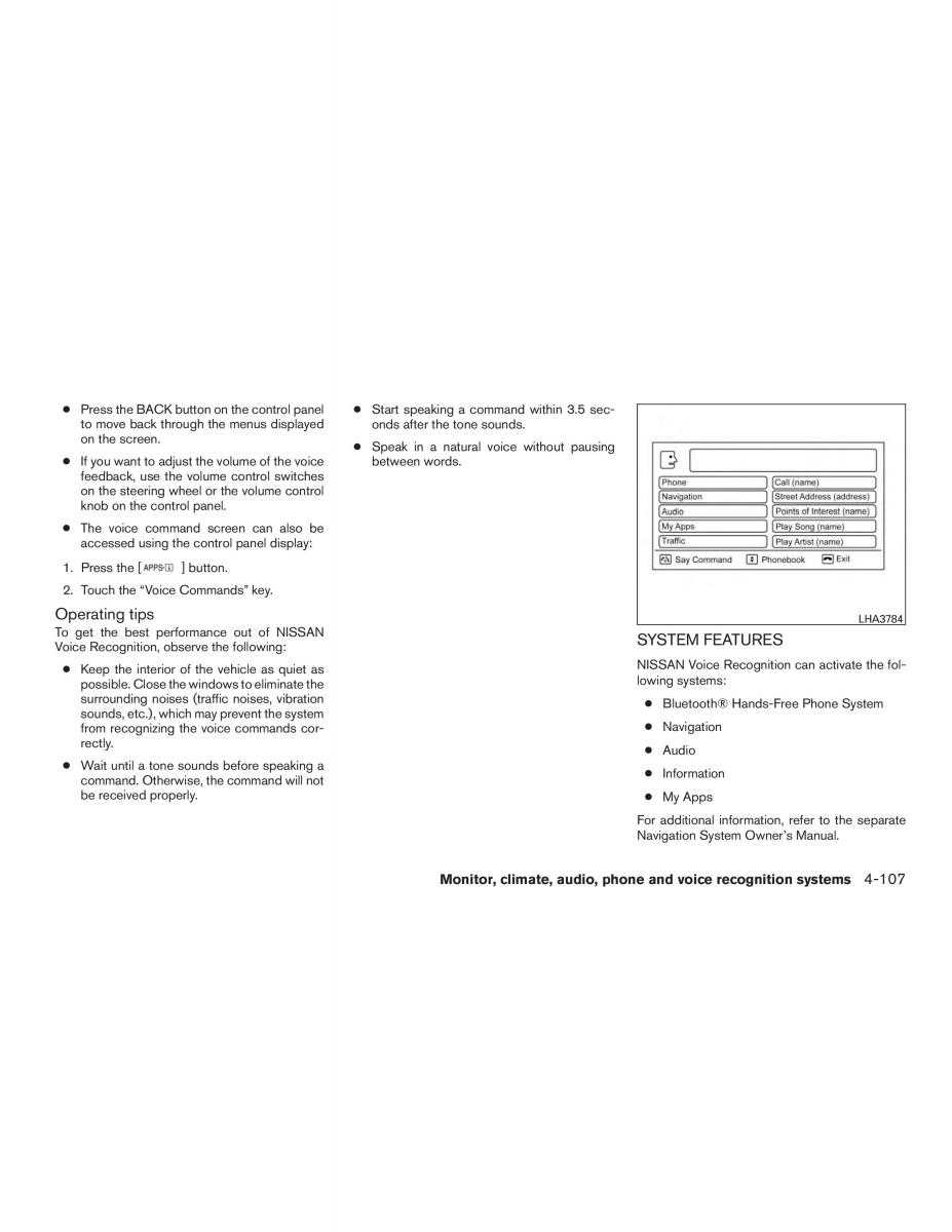 Nissan Sentra VII 7 B17 owners manual / page 280