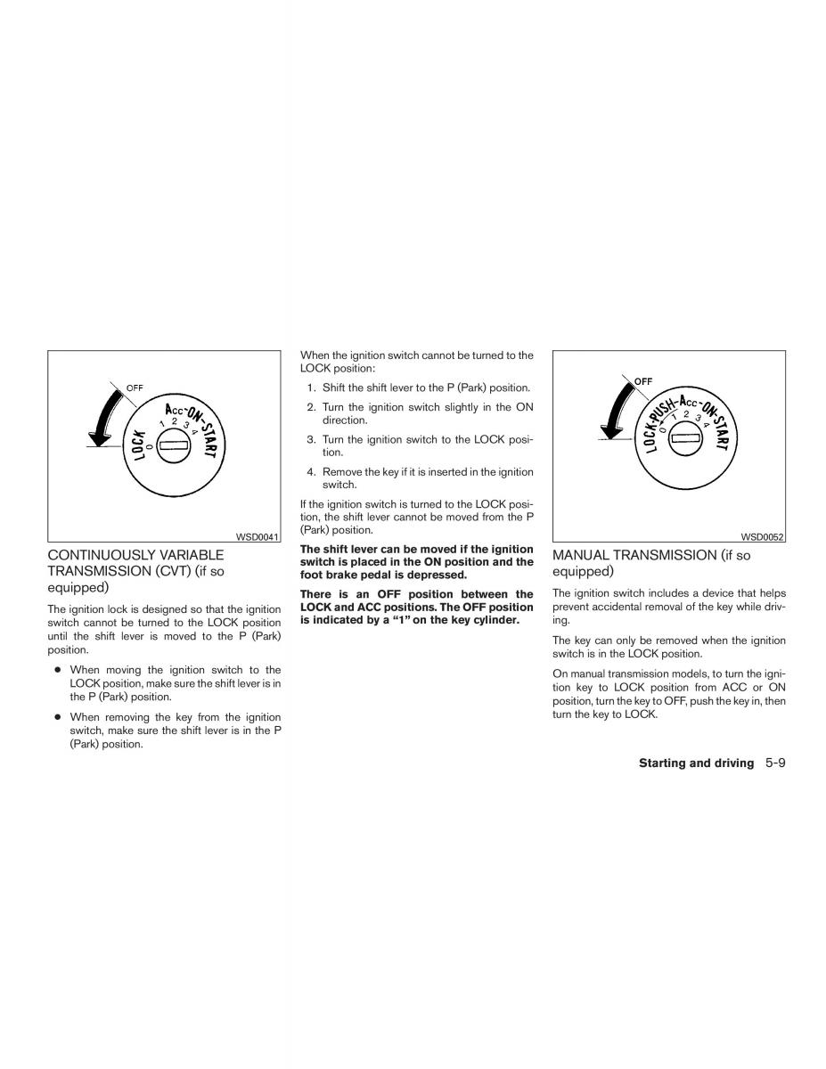 Nissan Sentra VII 7 B17 owners manual / page 294