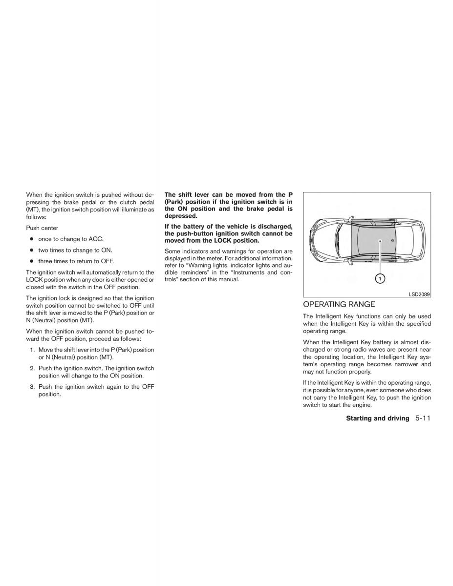 Nissan Sentra VII 7 B17 owners manual / page 296