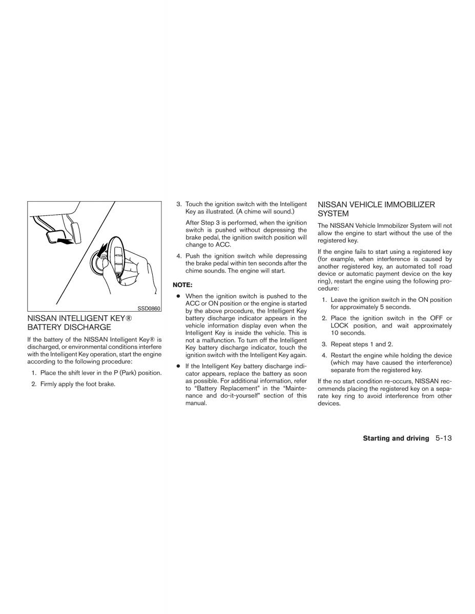 Nissan Sentra VII 7 B17 owners manual / page 298