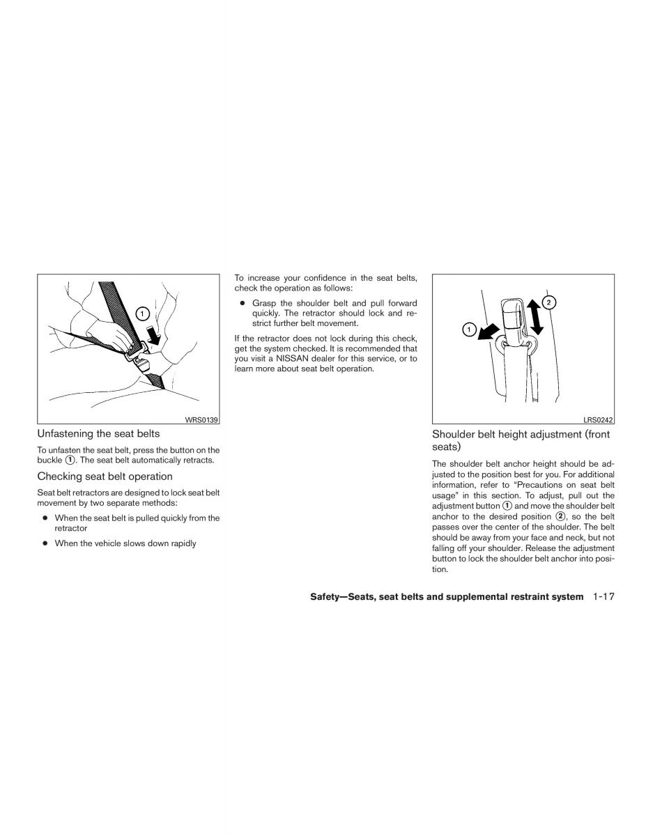 Nissan Sentra VII 7 B17 owners manual / page 34