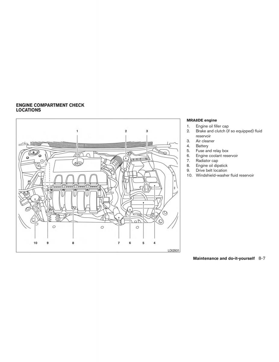 Nissan Sentra VII 7 B17 owners manual / page 388