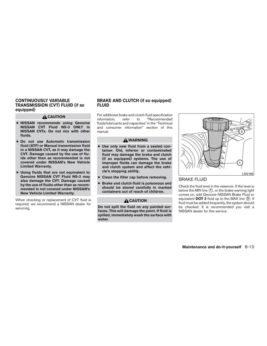 Nissan Sentra VII 7 B17 owners manual / page 394