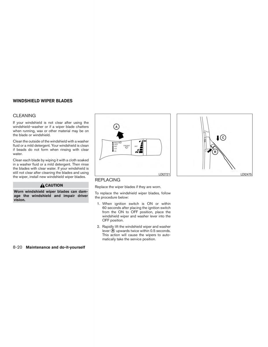 Nissan Sentra VII 7 B17 owners manual / page 401