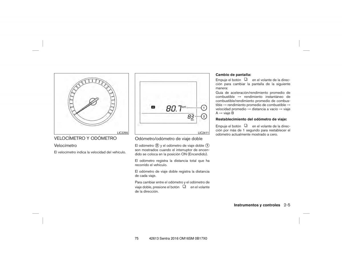 Nissan Sentra VII 7 B17 manual del propietario / page 75