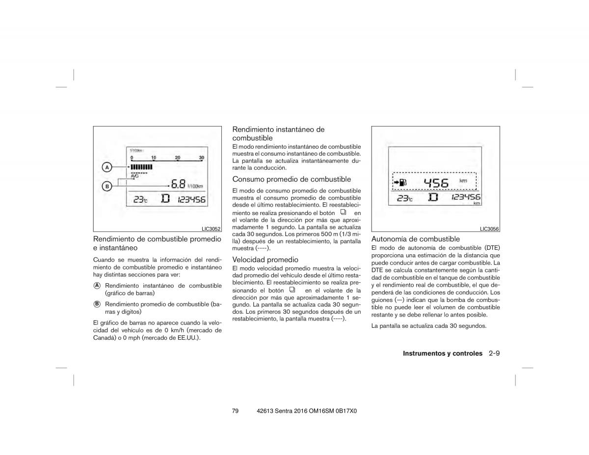 Nissan Sentra VII 7 B17 manual del propietario / page 79