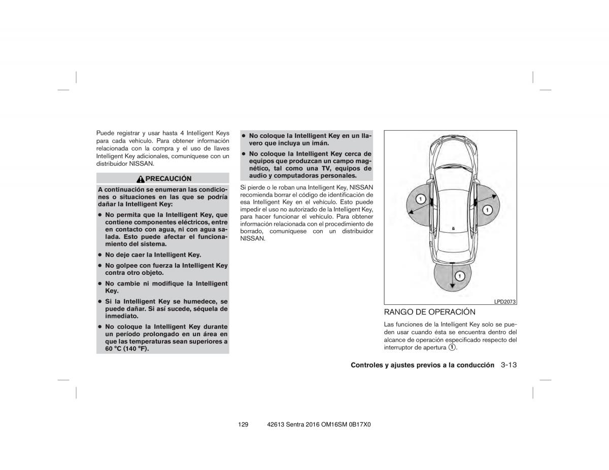 Nissan Sentra VII 7 B17 manual del propietario / page 129