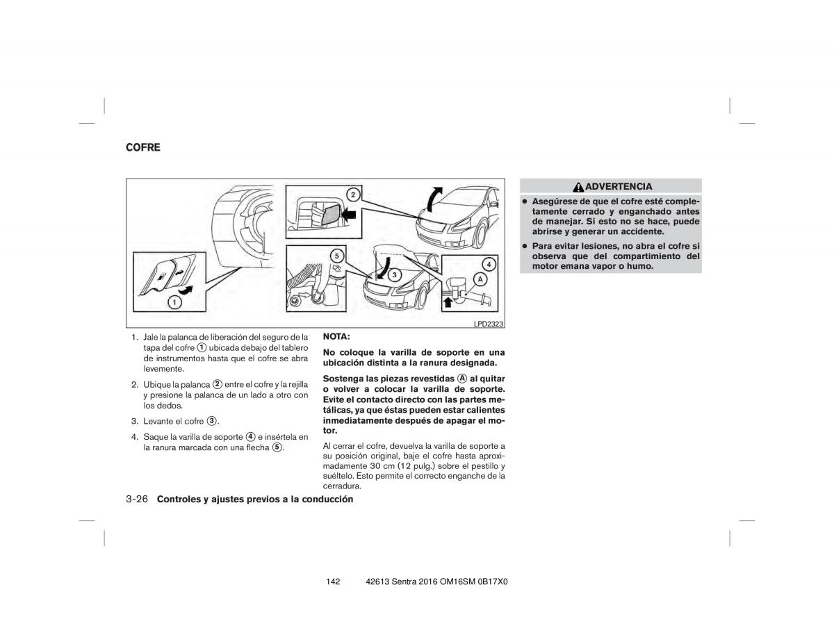 Nissan Sentra VII 7 B17 manual del propietario / page 142