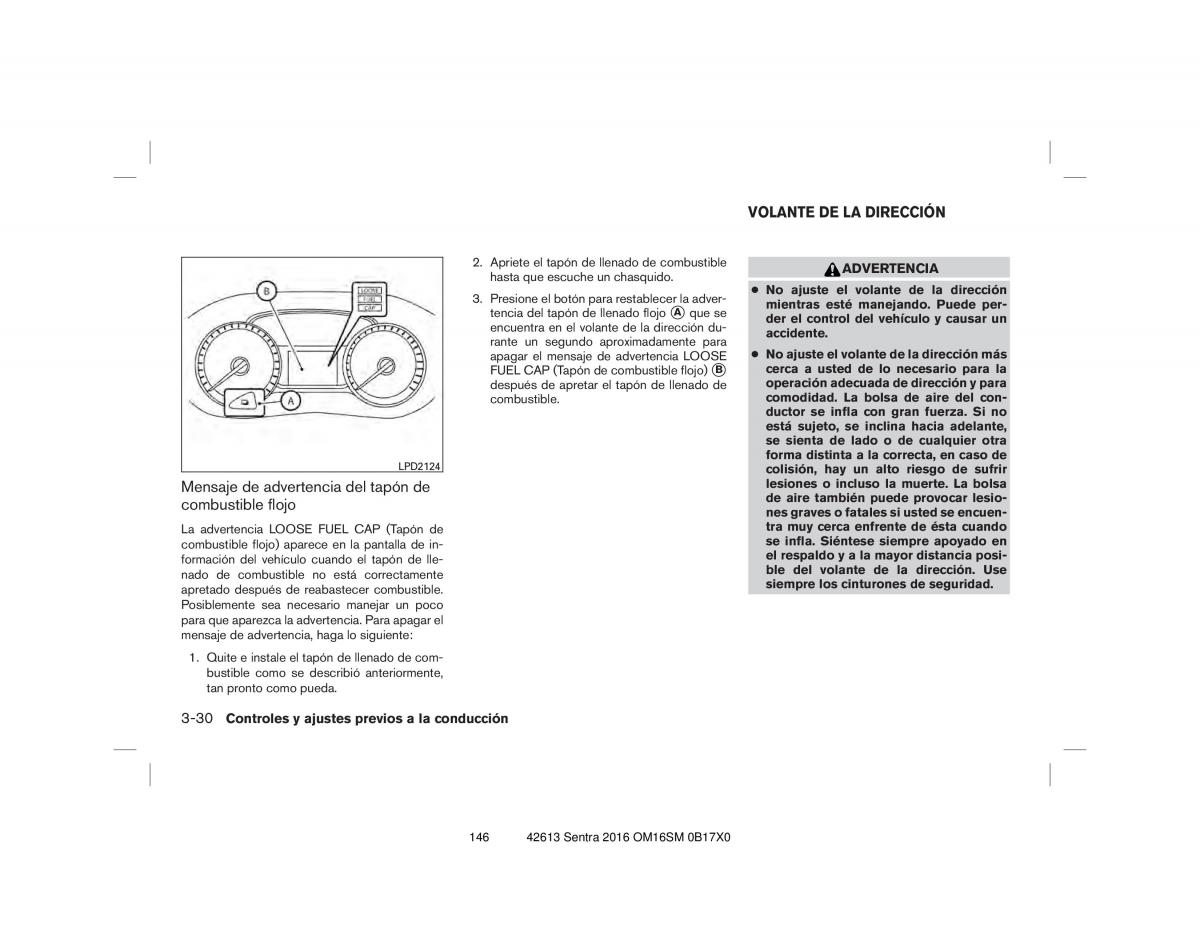 Nissan Sentra VII 7 B17 manual del propietario / page 146