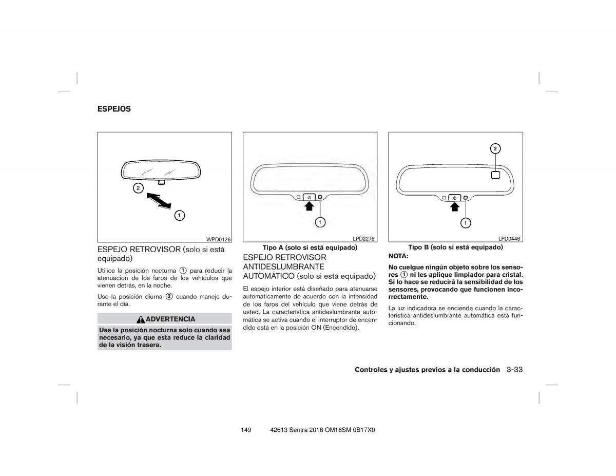 Nissan Sentra VII 7 B17 manual del propietario / page 149