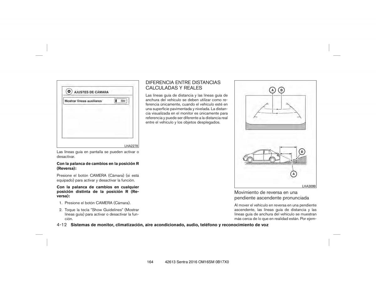 Nissan Sentra VII 7 B17 manual del propietario / page 164