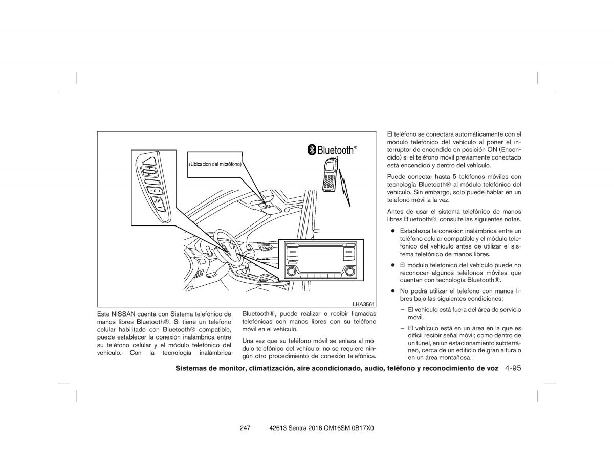 Nissan Sentra VII 7 B17 manual del propietario / page 247