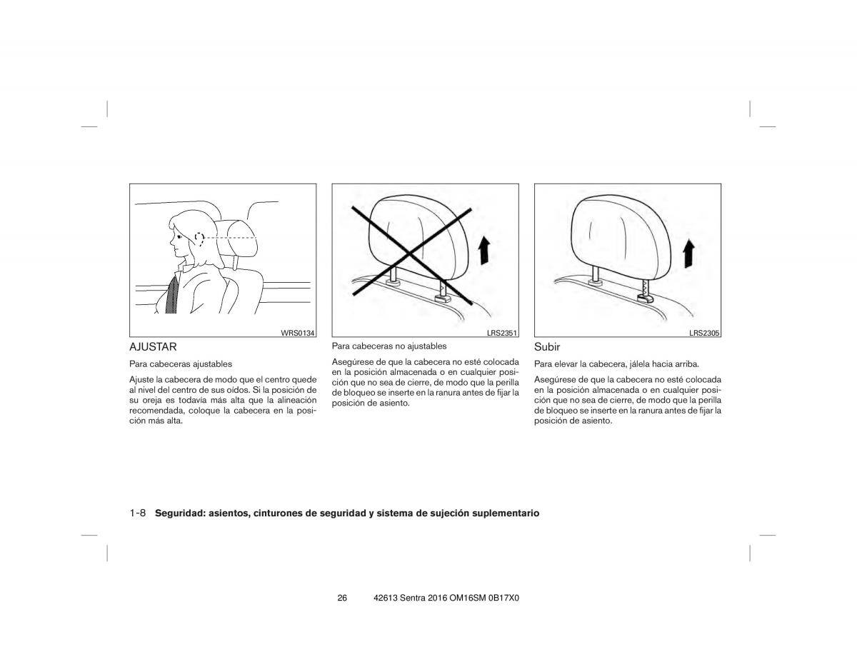 Nissan Sentra VII 7 B17 manual del propietario / page 26