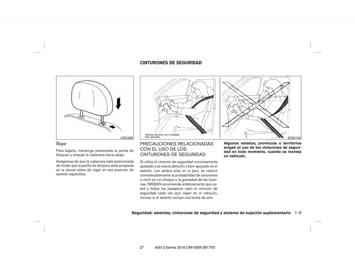 Nissan Sentra VII 7 B17 manual del propietario / page 27