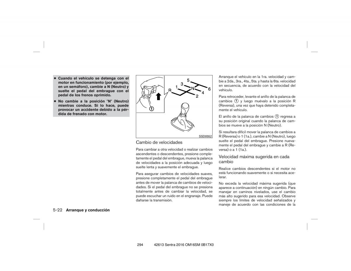 Nissan Sentra VII 7 B17 manual del propietario / page 294